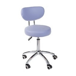 BEAUTY SYSTEM Taboret kosmetyczny BT-229 niebieski